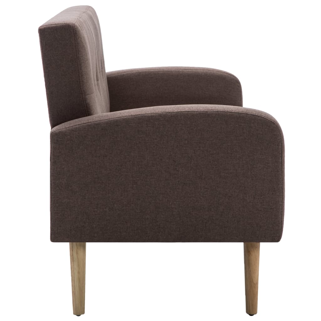 3-personers sofa i stof brun