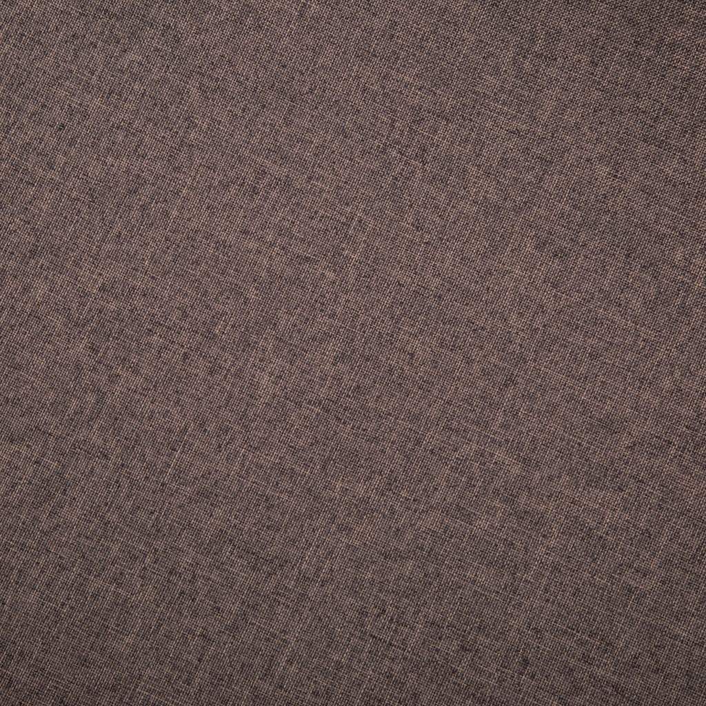 3-personers sofa i stof brun