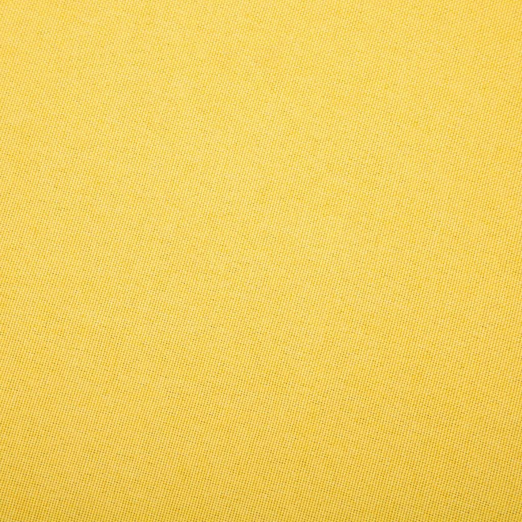 3-personers sofa i stof gul