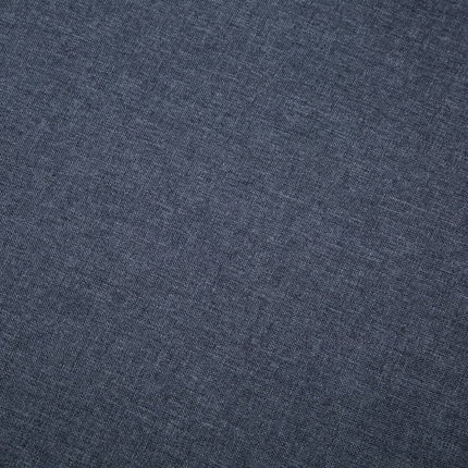 L-formet sofa stofbeklædning 186 x 136 x 79 cm mørkegrå