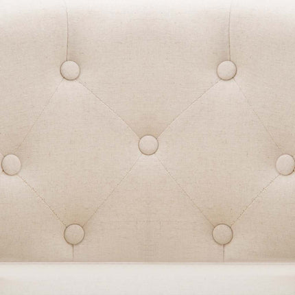 lænestol stof beige