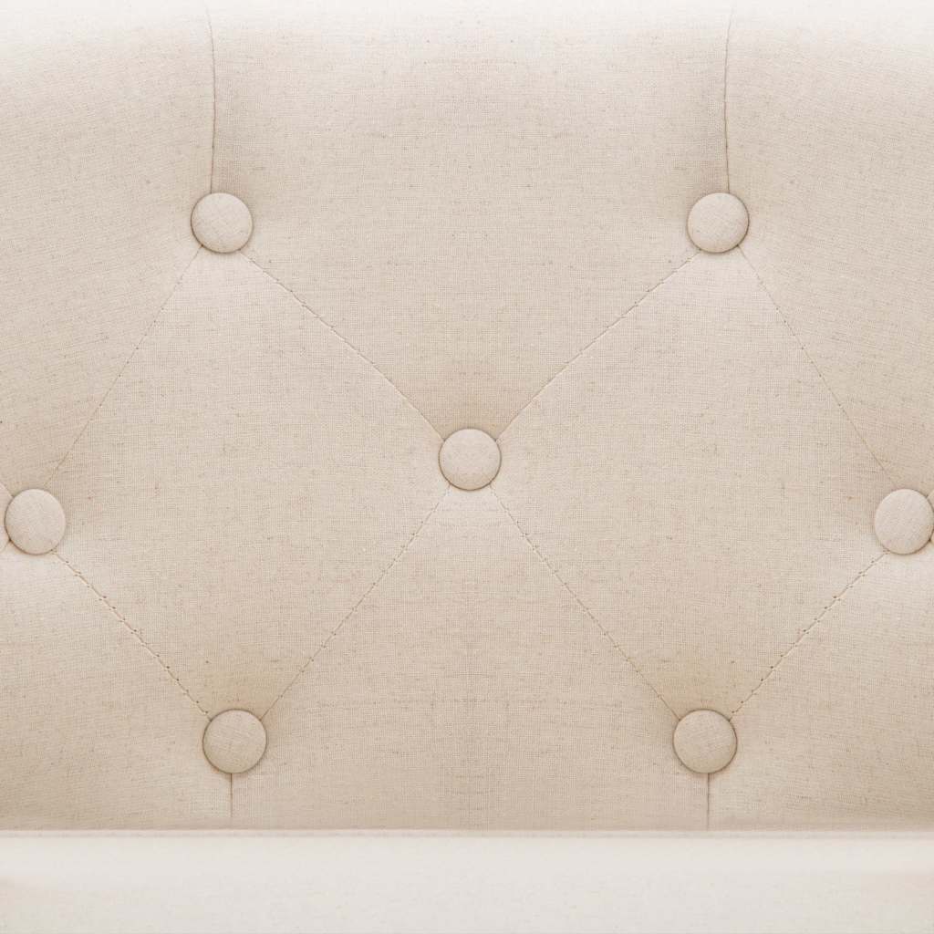 lænestol stof beige