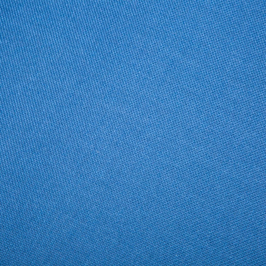 L-formet sofa 171,5x138x81,5 cm stofbetræk blå