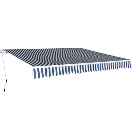 Markiseramme Hvid 400 × 300 cm Aluminium