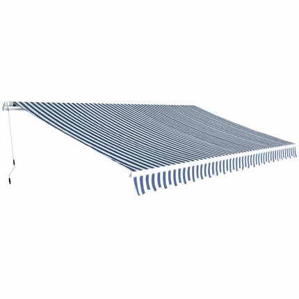 Markiseramme Hvid 500 × 300 cm Aluminium