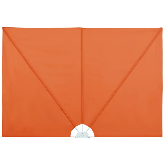 sammenklappelig sidemarkise til terrasse terracotta 240 x 160 cm
