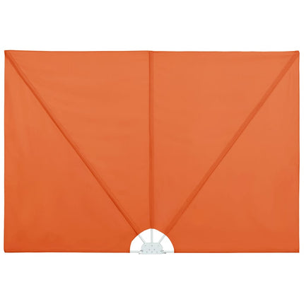 sammenklappelig sidemarkise til terrasse terracotta 300 x 150 cm