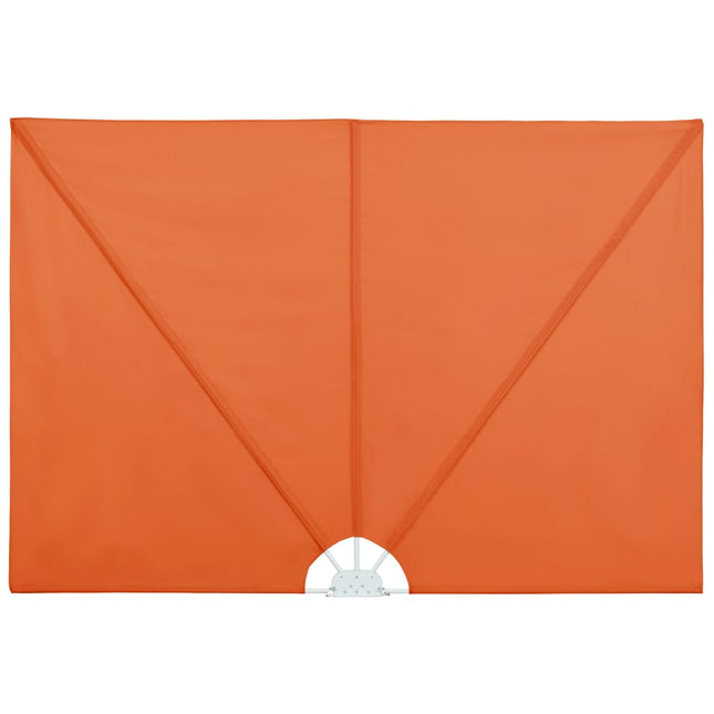 sammenklappelig sidemarkise til terrasse terracotta 300 x 150 cm