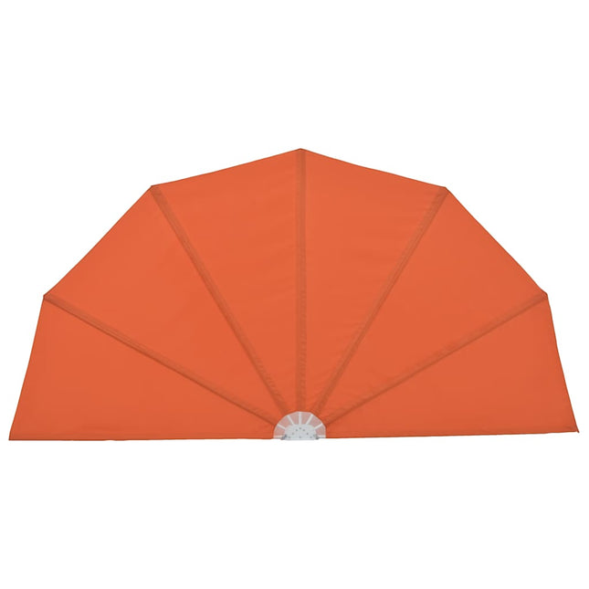 sammenklappelig sidemarkise til terrasse terracotta 200 cm