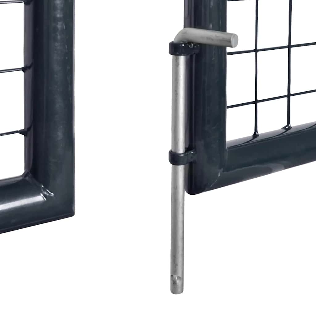 havelåge i net galvaniseret stål 300x175 cm grå