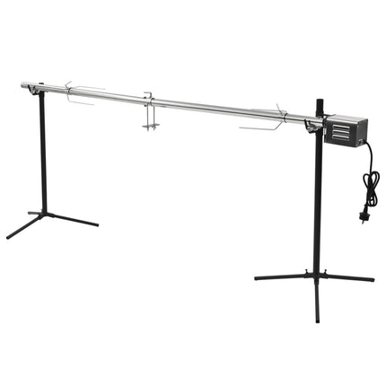 automatisk grill med motor rustfrit stål 207 x 45 x 81 cm