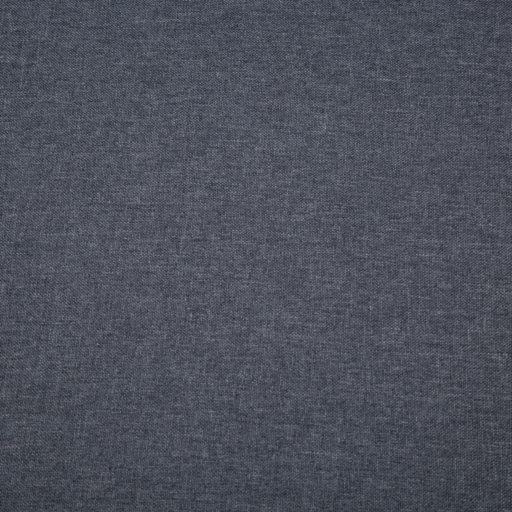 3-personers sofa 172x70x82 cm stofbetræk mørkegrå