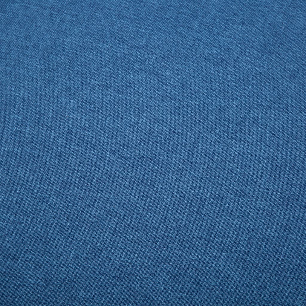 3-personers sofa 172x70x82 cm stofbetræk blå