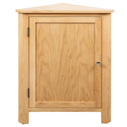 hjørneskab 59 x 45 x 80 cm massivt egetræ