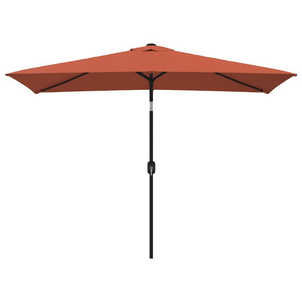parasol 300x200 cm metalstang terrakotta