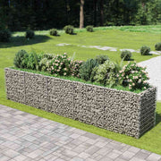gabion-højbed 450x90x100 cm galvaniseret stål