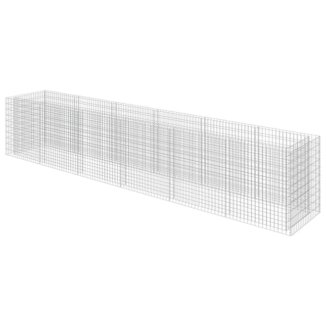 gabion-højbed 540x90x100 cm galvaniseret stål