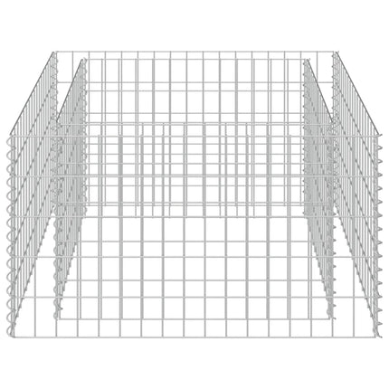 gabion-højbed 90x90x50 cm galvaniseret stål