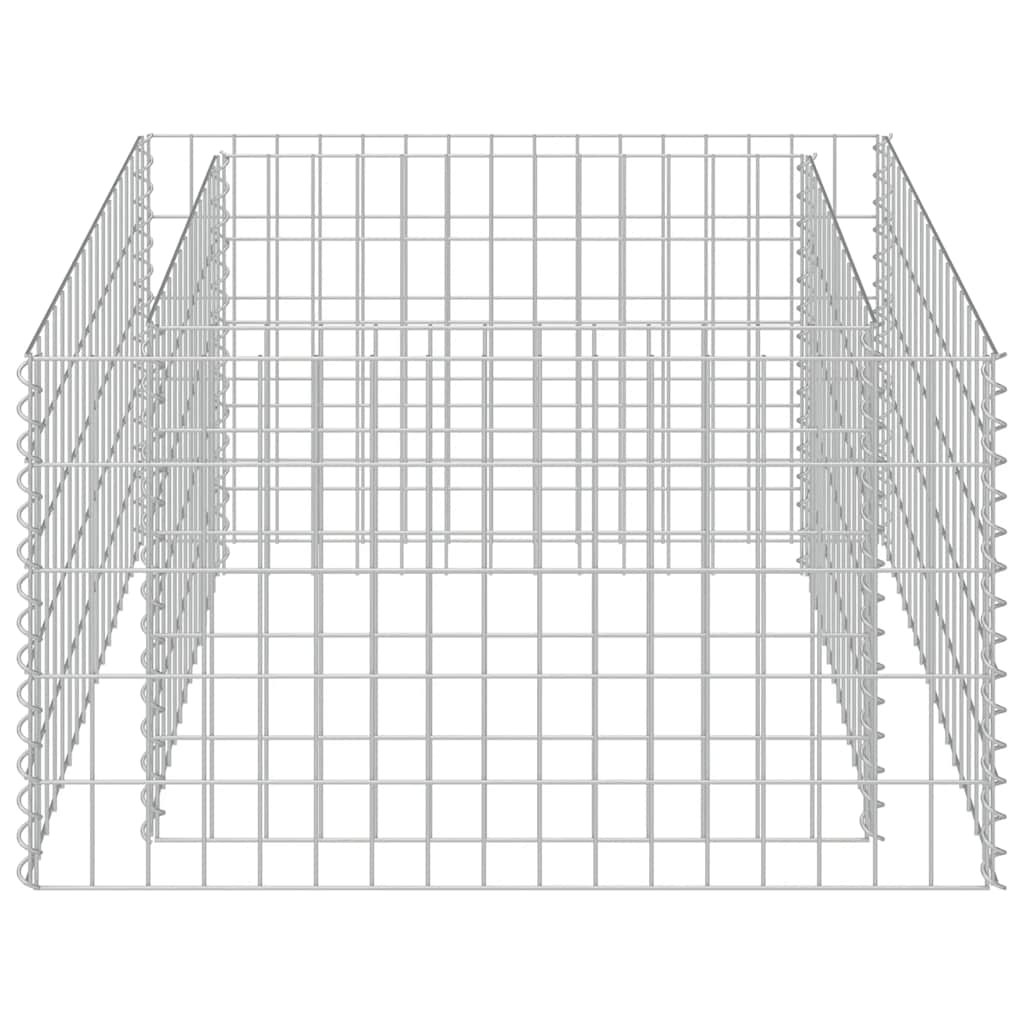 gabion-højbed 90x90x50 cm galvaniseret stål