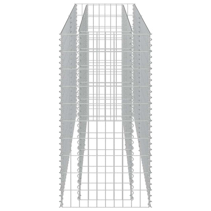 gabion-højbed 180x50x100 cm galvaniseret stål