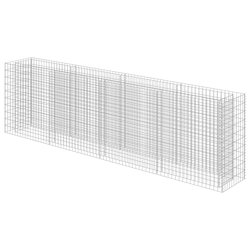 gabion-højbed 360x50x100 cm galvaniseret stål