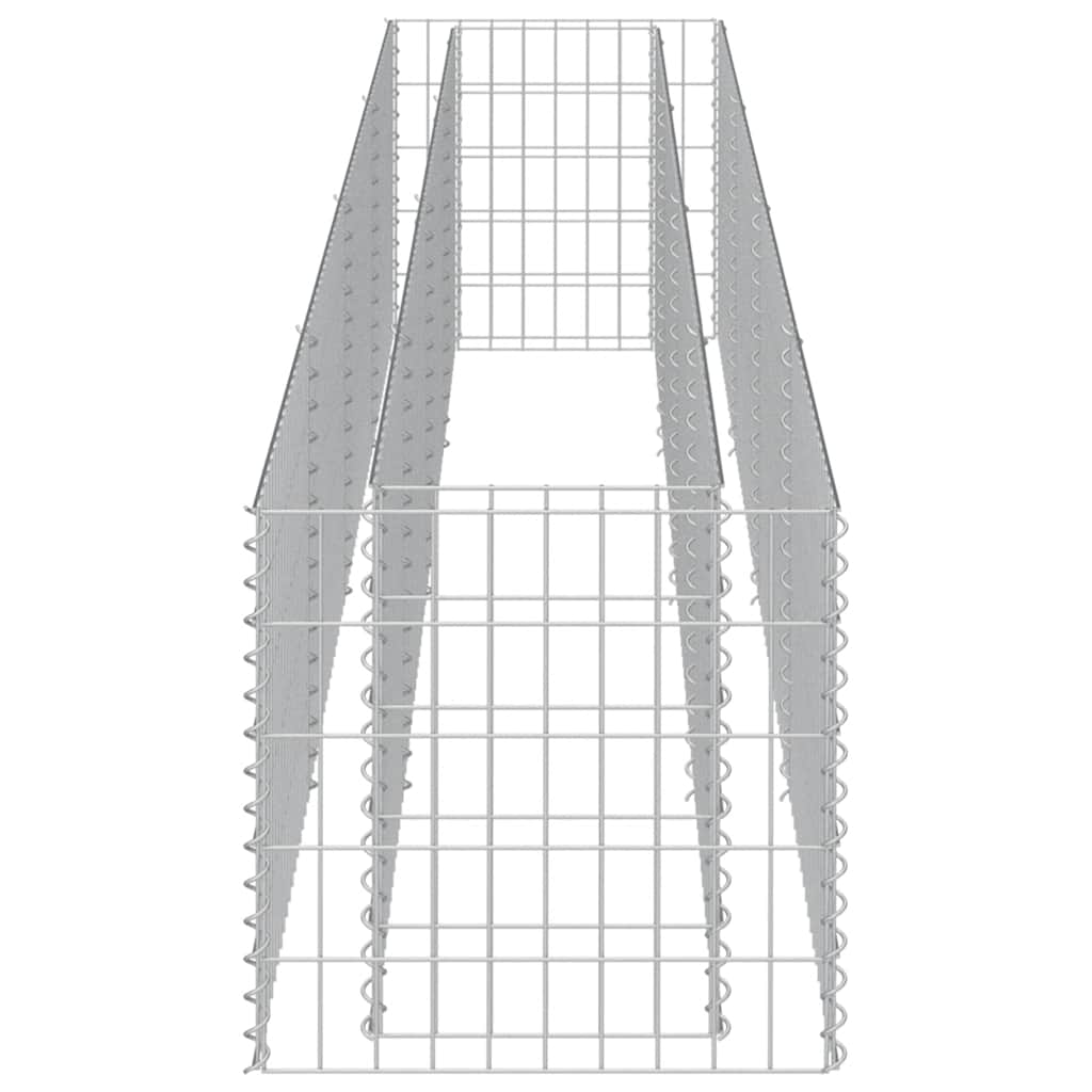 gabion-højbed 360x50x50 cm galvaniseret stål