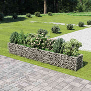 gabion-højbed 360x50x50 cm galvaniseret stål