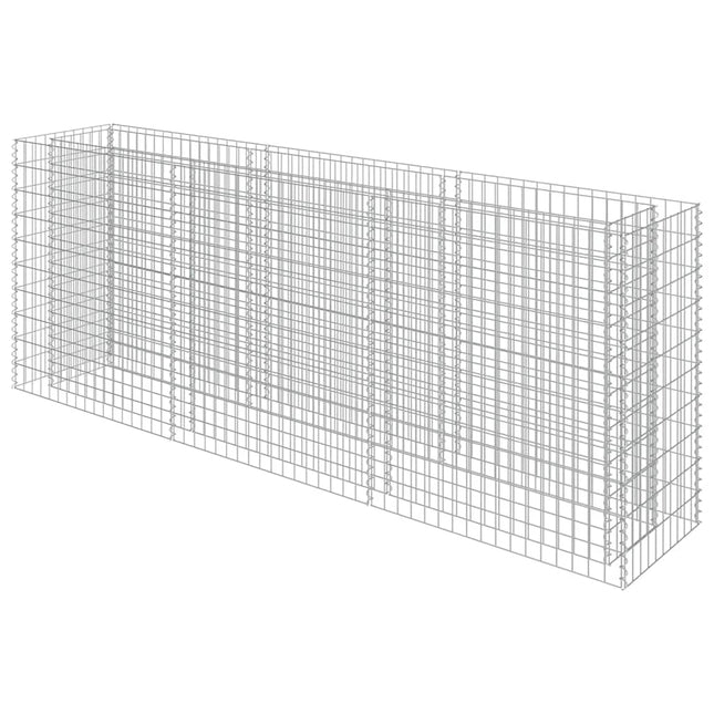 gabion-højbed 270x50x100 cm galvaniseret stål