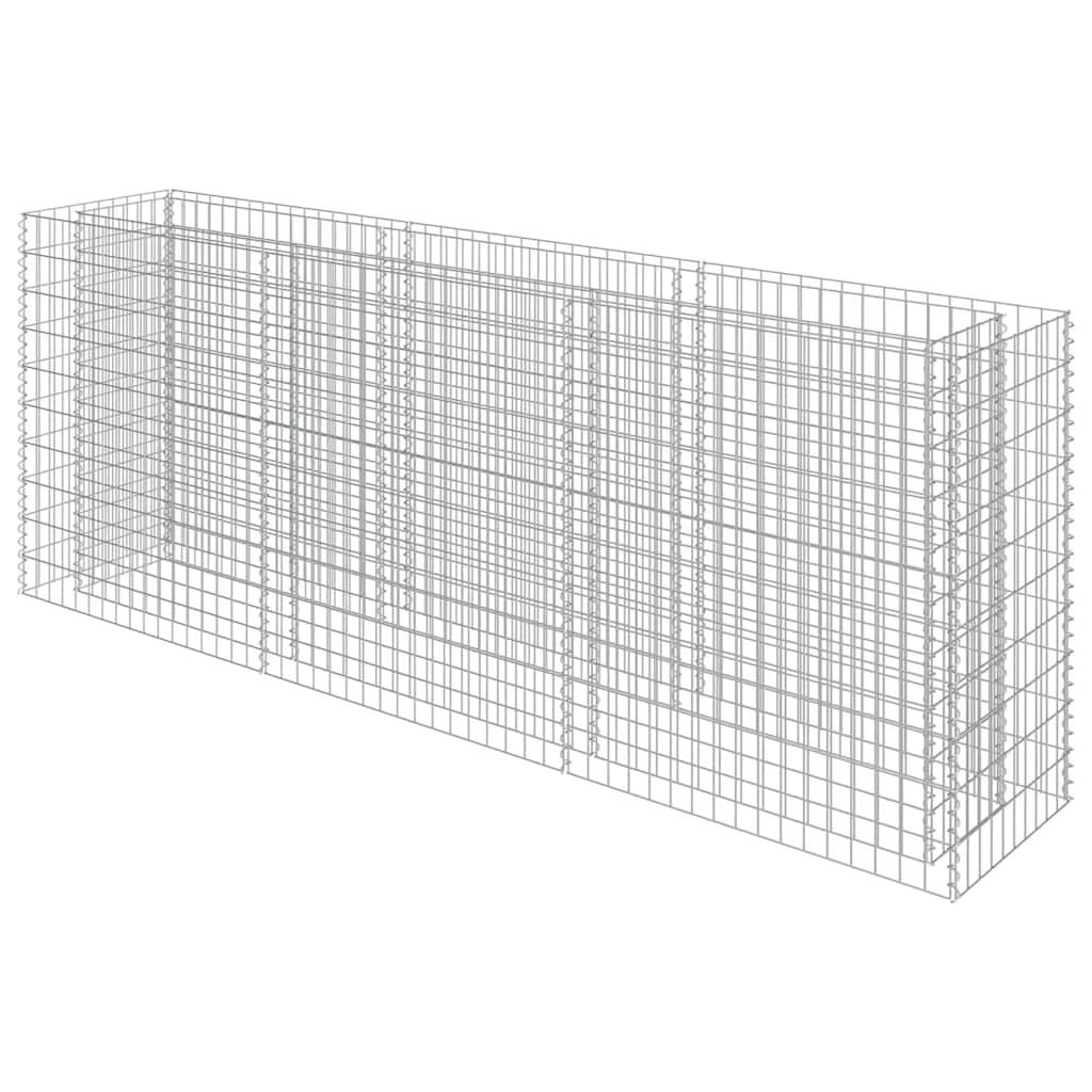 gabion-højbed 270x50x100 cm galvaniseret stål