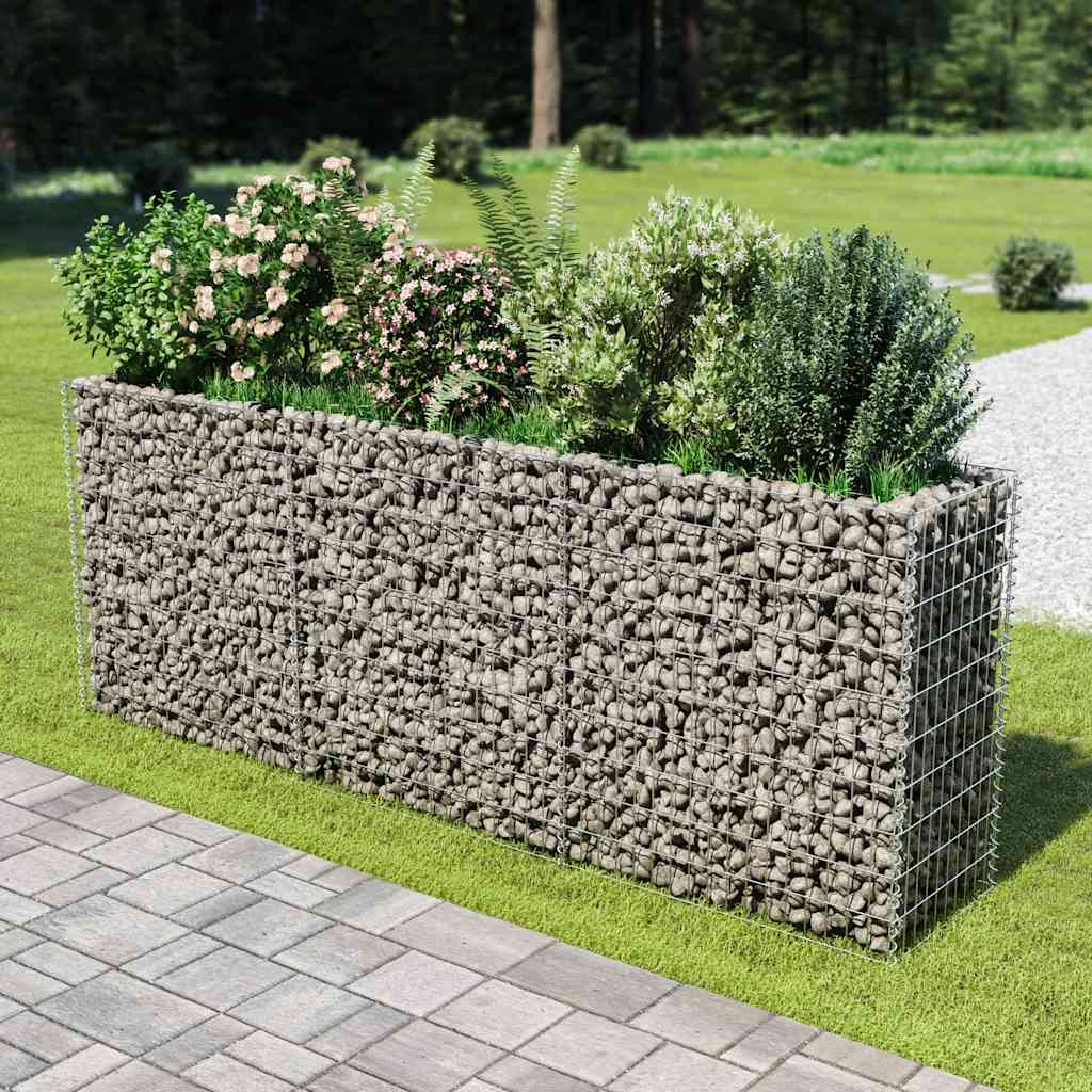 gabion-højbed 270x50x100 cm galvaniseret stål