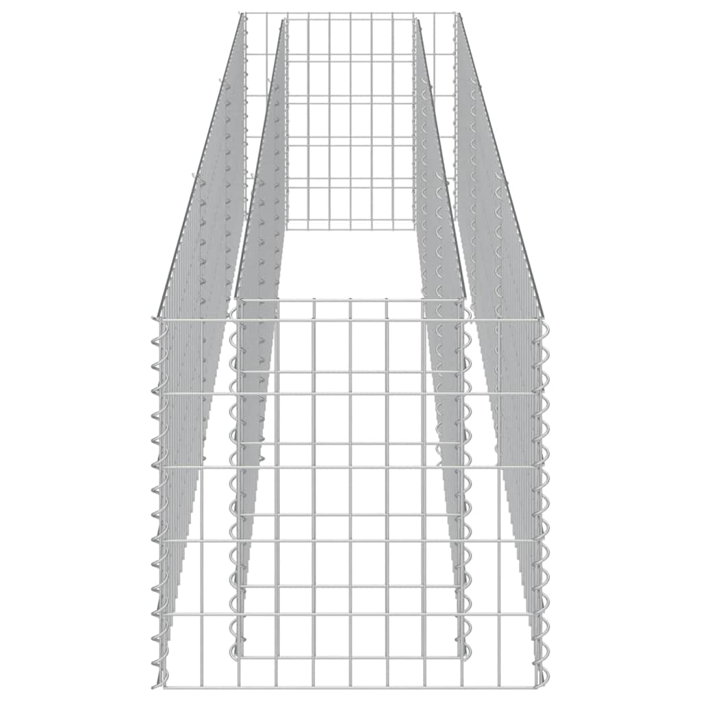 gabion-højbed 270x50x50 cm galvaniseret stål