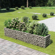 gabion-højbed 270x50x50 cm galvaniseret stål