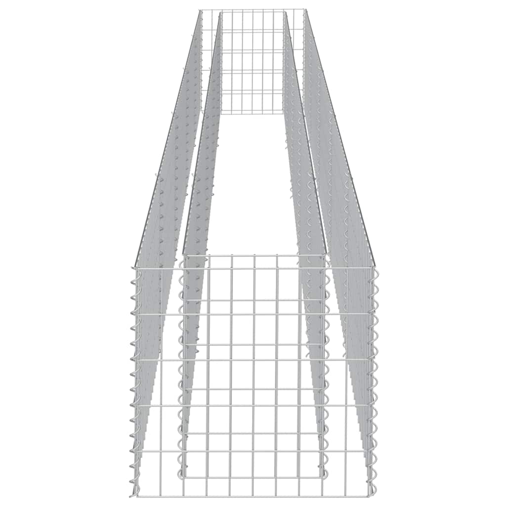 gabion-højbed 450x50x50 cm galvaniseret stål