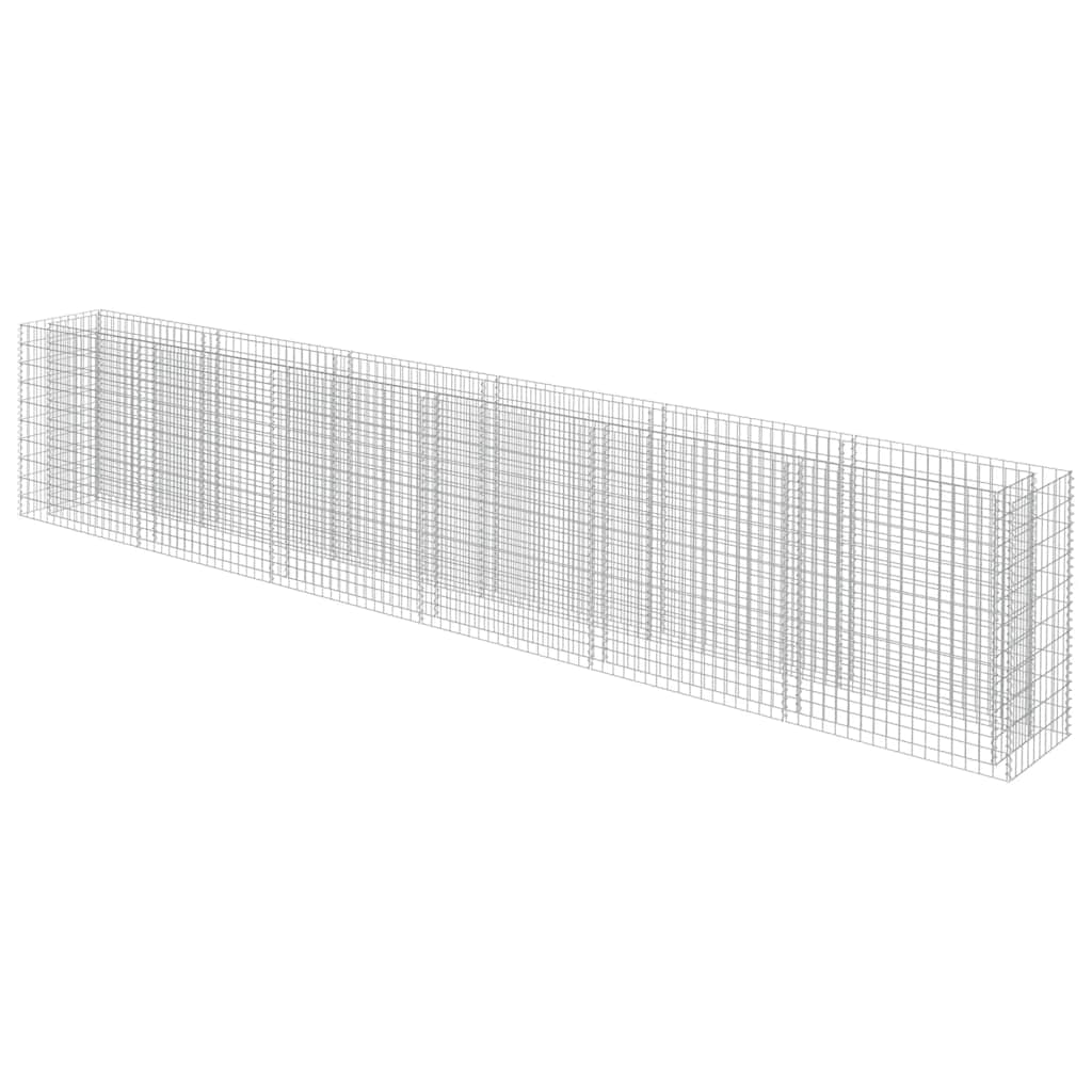 gabion-højbed 540x50x100 cm galvaniseret stål