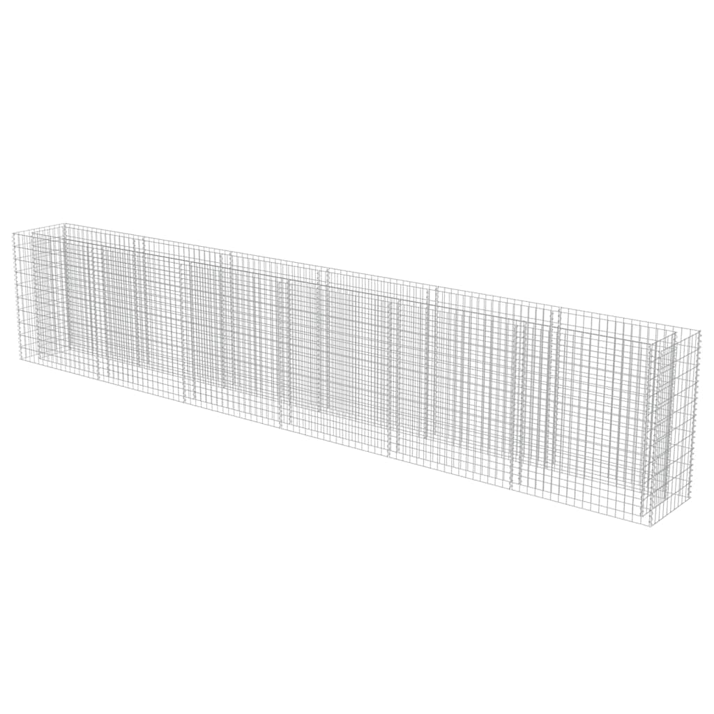 gabion-højbed 540x50x100 cm galvaniseret stål