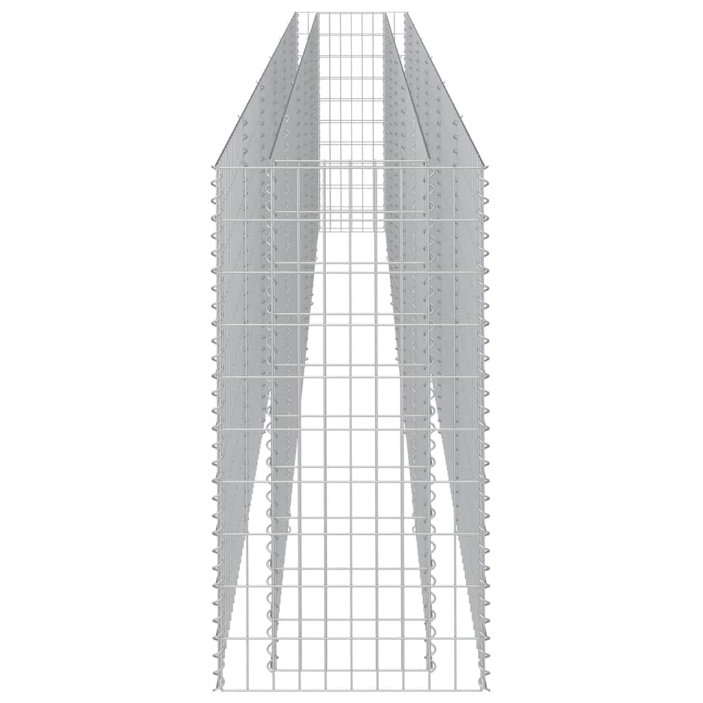 gabion-højbed 540x50x100 cm galvaniseret stål