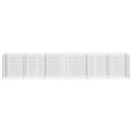 gabion-højbed 540x50x100 cm galvaniseret stål