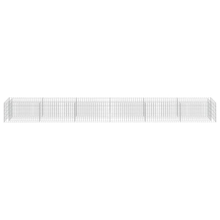 gabion-højbed 540x50x50 cm galvaniseret stål
