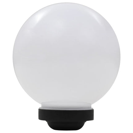 LED-solcellelamper 3 stk. 20 cm rund RGB-farver
