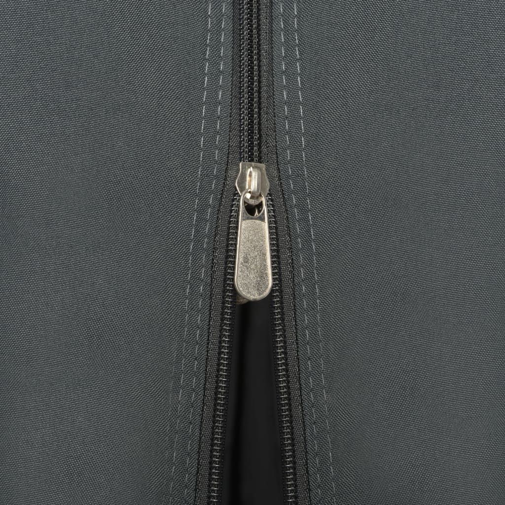 pavillon med gardin aluminium 3 x 3 m sort