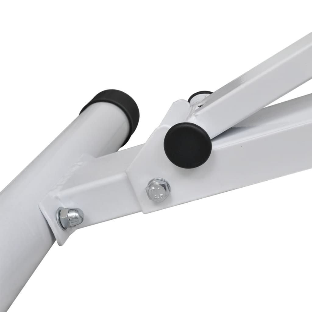 træningsbænk med vægtstang- og håndvægtsæt 60,5 kg