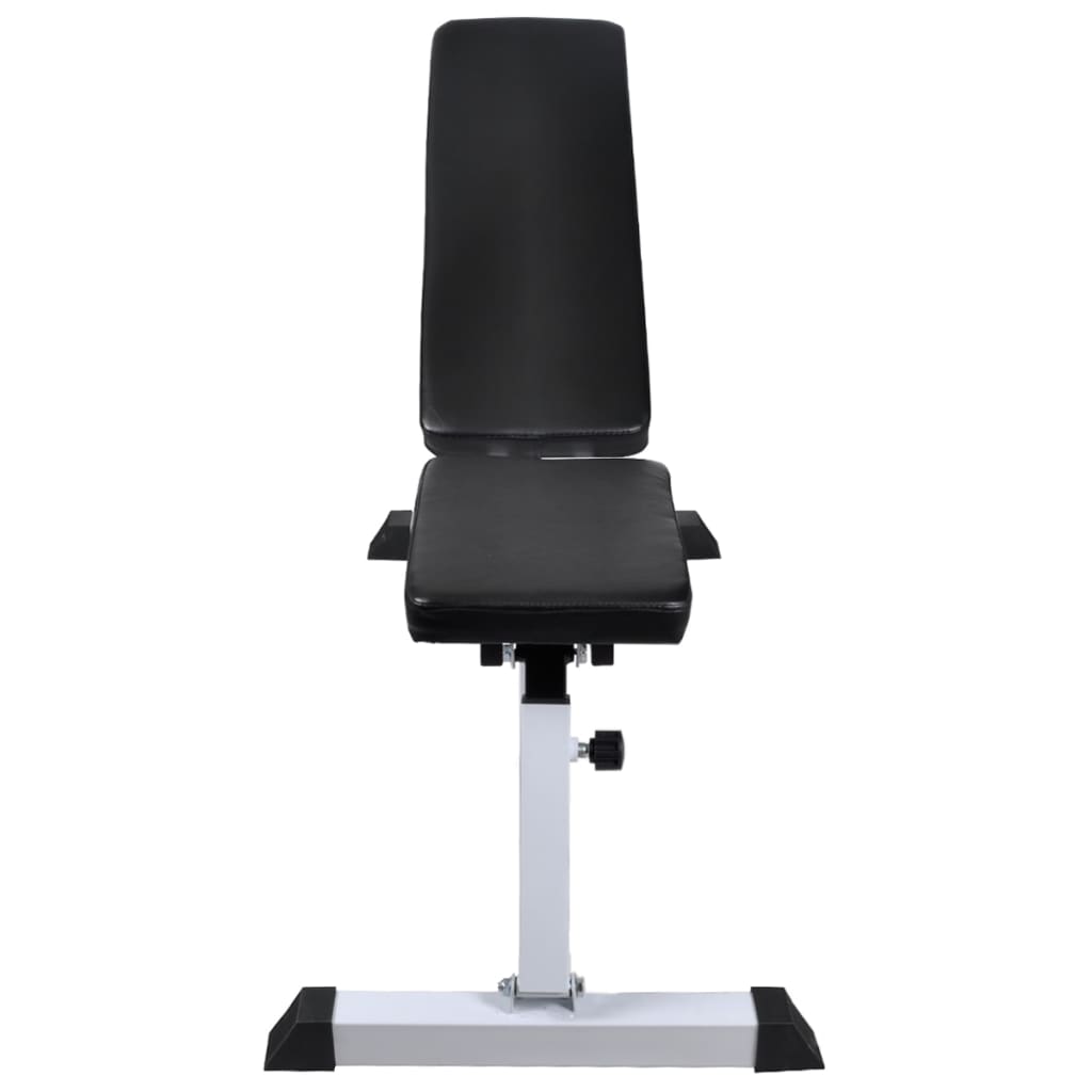 træningsbænk med vægtstang- og håndvægtsæt 30,5 kg