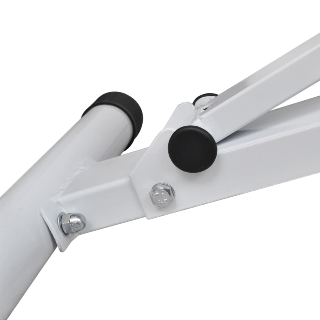 træningsbænk med vægtstangs- og håndvægtssæt 30,5 kg