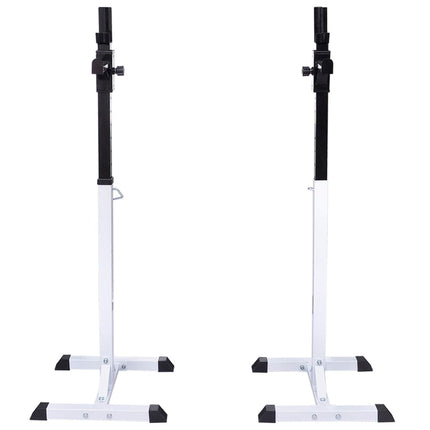 vægtstang- og squat-stativ med vægtstang- og håndvægtsæt 30,5kg