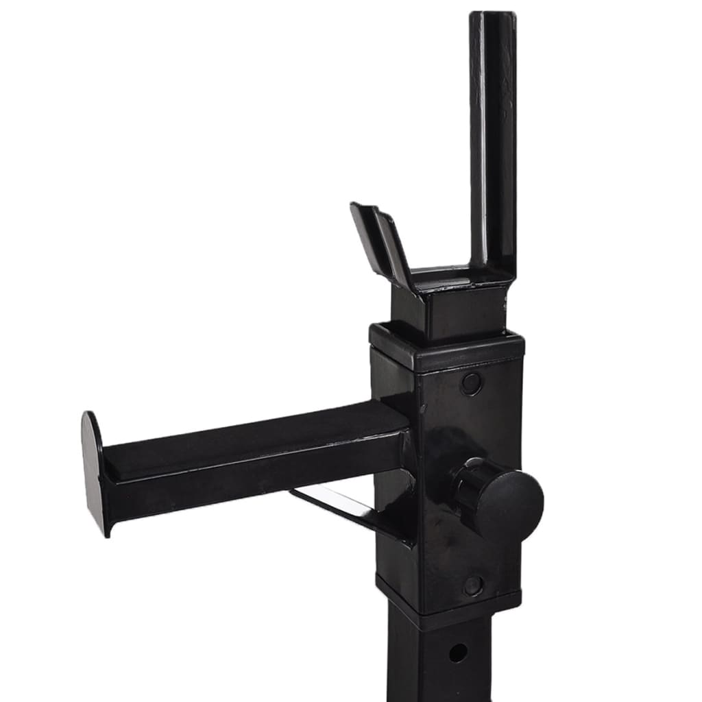 vægtstang- og squat-stativ med vægtstang- og håndvægtsæt 30,5kg