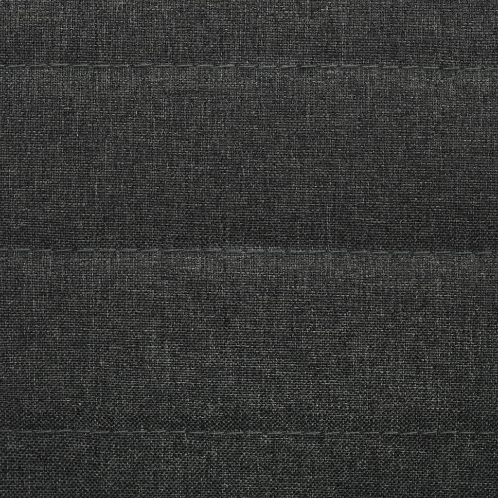 spisebordsstole 6 stk. stof mørkegrå