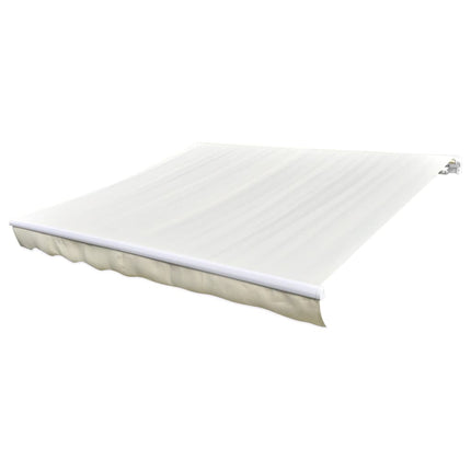 udskiftningsdug til markise 4,5x3 m polyester cremefarvet