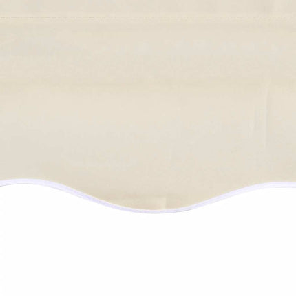 udskiftningsdug til markise 450x300 cm polyester cremefarvet