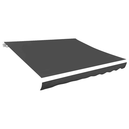 udskiftningsdug til markise 350x250 cm polyester grå