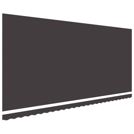 udskiftningsdug til markise 600x300 cm polyester grå